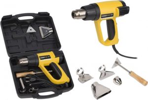 Heteluchtpistool met accessoires Heteluchtpistool met accessoires