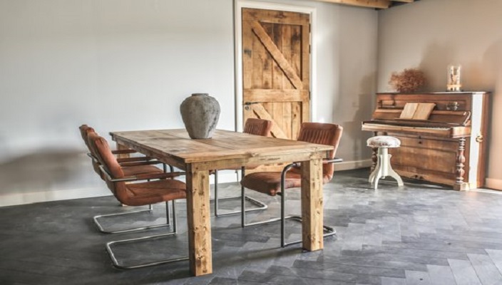 Steigerhouten tafel maken