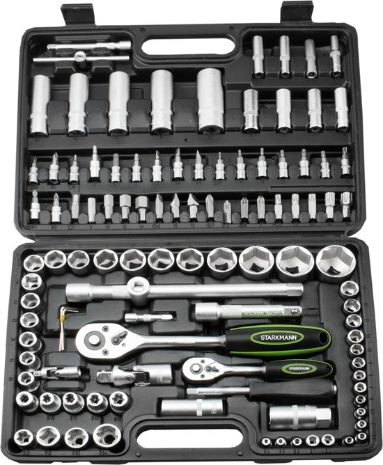 Premium Tool Starkmann 108 delig doppenset, bits, torx, inbus Premium Tool Starkmann 108 delig doppenset, bits, torx, inbus