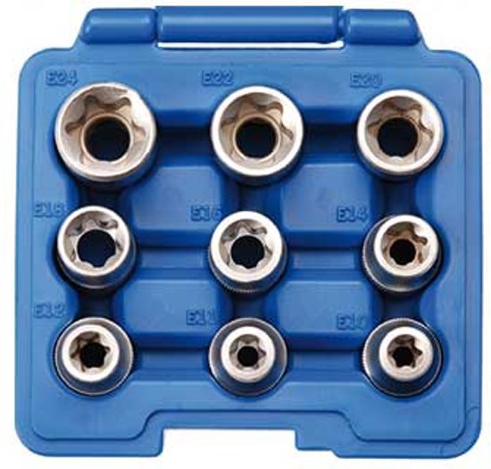 Torx doppenset 12 Torx doppenset 12