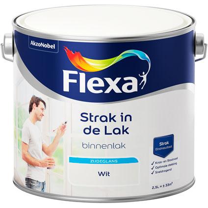 Flexa Strak In De Lak Zijdeglans Wit 2,5L Flexa Strak In De Lak Zijdeglans Wit 2,5L