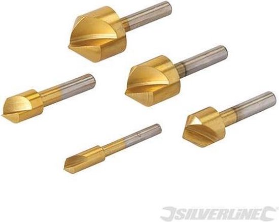 Silverline 5-delige verzinkboor set Silverline 5-delige verzinkboor set