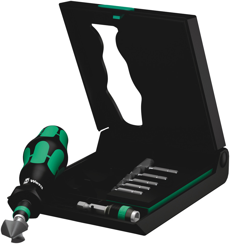 Wera 8468 verzinkboor bit-set 8-delig Wera 8468 verzinkboor bit-set 8-delig