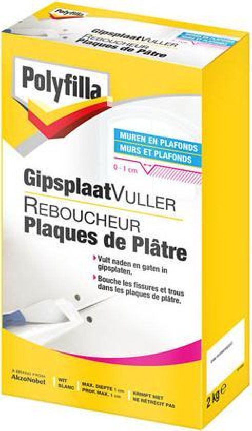 Polyfilla Gipsplaatvuller – 2 kg Polyfilla Gipsplaatvuller – 2 kg
