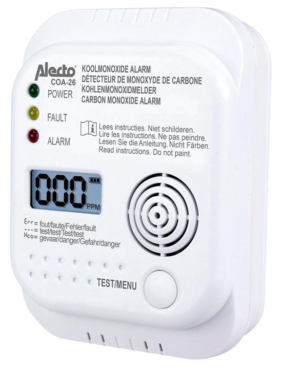 Alecto COA 26 koolmonoxidemelder Alecto COA 26 koolmonoxidemelder