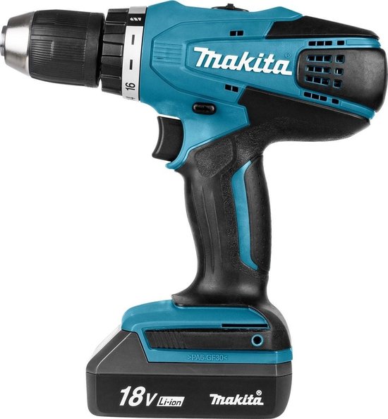 Makita DF457DWE accuboormachine Makita DF457DWE accu