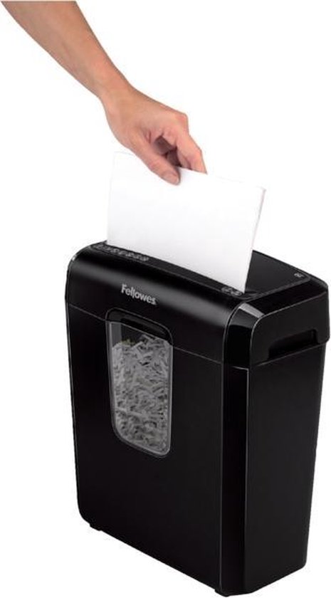 Invoercapaciteit papierversnipperaar Invoercapaciteit papierversnipperaar