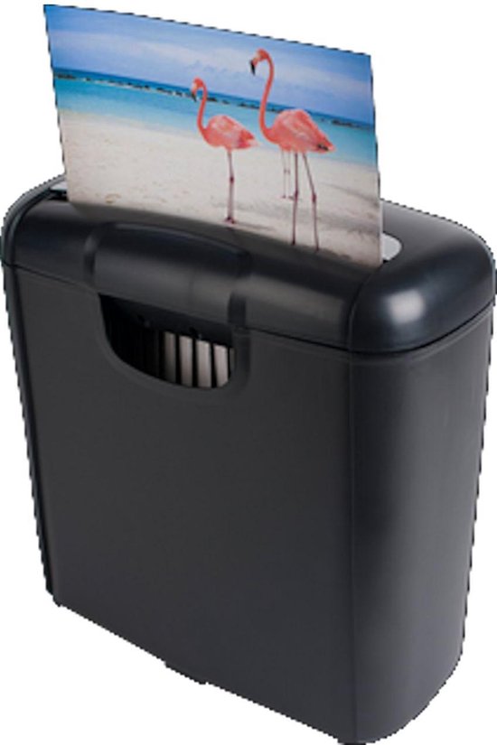 Pavo Papiervernietiger 6 blads x 6mm 10 Liter opvangbak Pavo Papiervernietiger 6 blads x 6mm 10 Liter opvangbak
