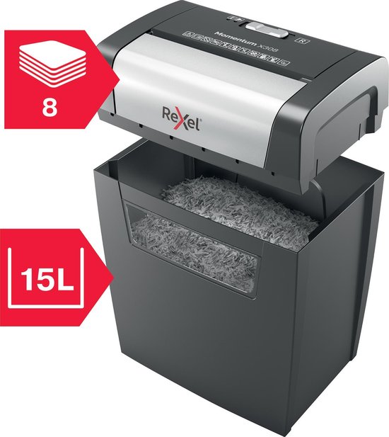 Rexel Momentum X308 Papierversnipperaar Rexel Momentum X308 Papierversnipperaar