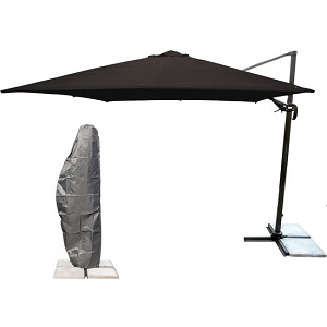 Kopu Zweefparasol Vigo met parasolhoes 250x250 cm vierkant Kopu Zweefparasol Vigo met parasolhoes 250x250 cm vierkant