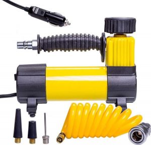 Dunlop Mini Compressor 12 Volt met accessoires dunlop mini compressor 12 volt