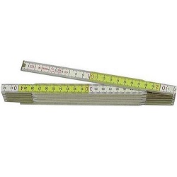 Stabila 1231 Duimstok - hout - wit geel - 3m Stabila 1231 Duimstok - hout - wit geel - 3m