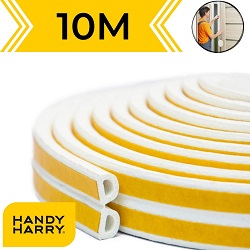 HANDY HARRY® Tochtband Zelfklevende 10 Meter - 6x9mm HANDY HARRY® Tochtband Zelfklevende 10 Meter - 6x9mm